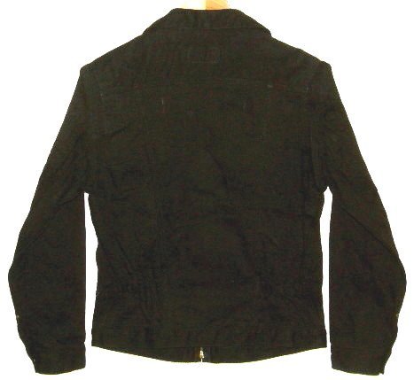 新品 CUSHMAN クッシュマン 1960's ビンテージ 14oz ブラック デニム生地 ラングラー 11MJZ ジャケット (Lサイズ) 黒 Gジャン ジージャン_画像2