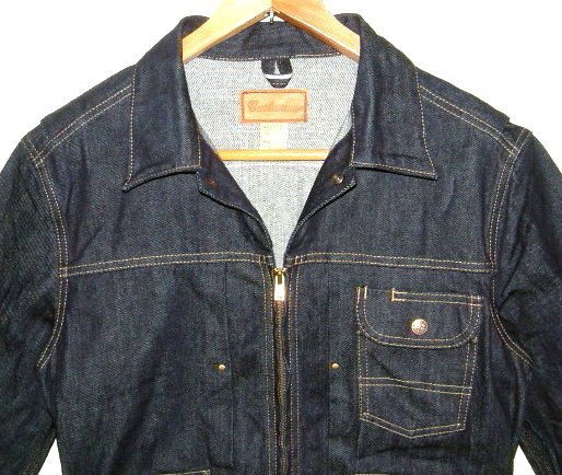  new goods CUSHMAN Cushman 1960\'s Vintage 14oz indigo Denim cloth Wrangler 11MJZ jacket (L size ) G Jean denim jacket 