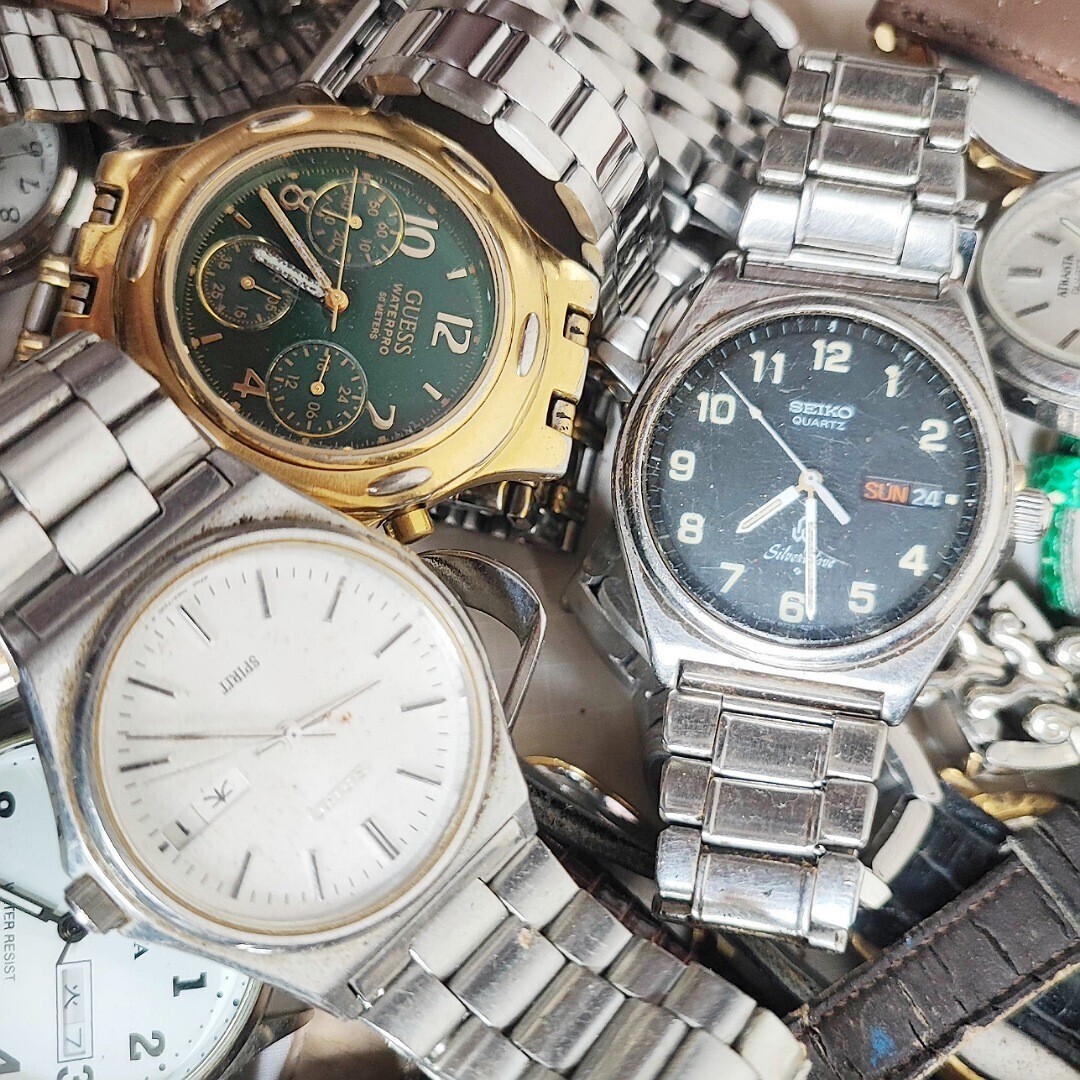 BULOVA EMPORIO ARMANI SEIKO など 約200本 まとめて メンズレディース腕時計 大量 セット kg本点個 ジャンク S02_画像8