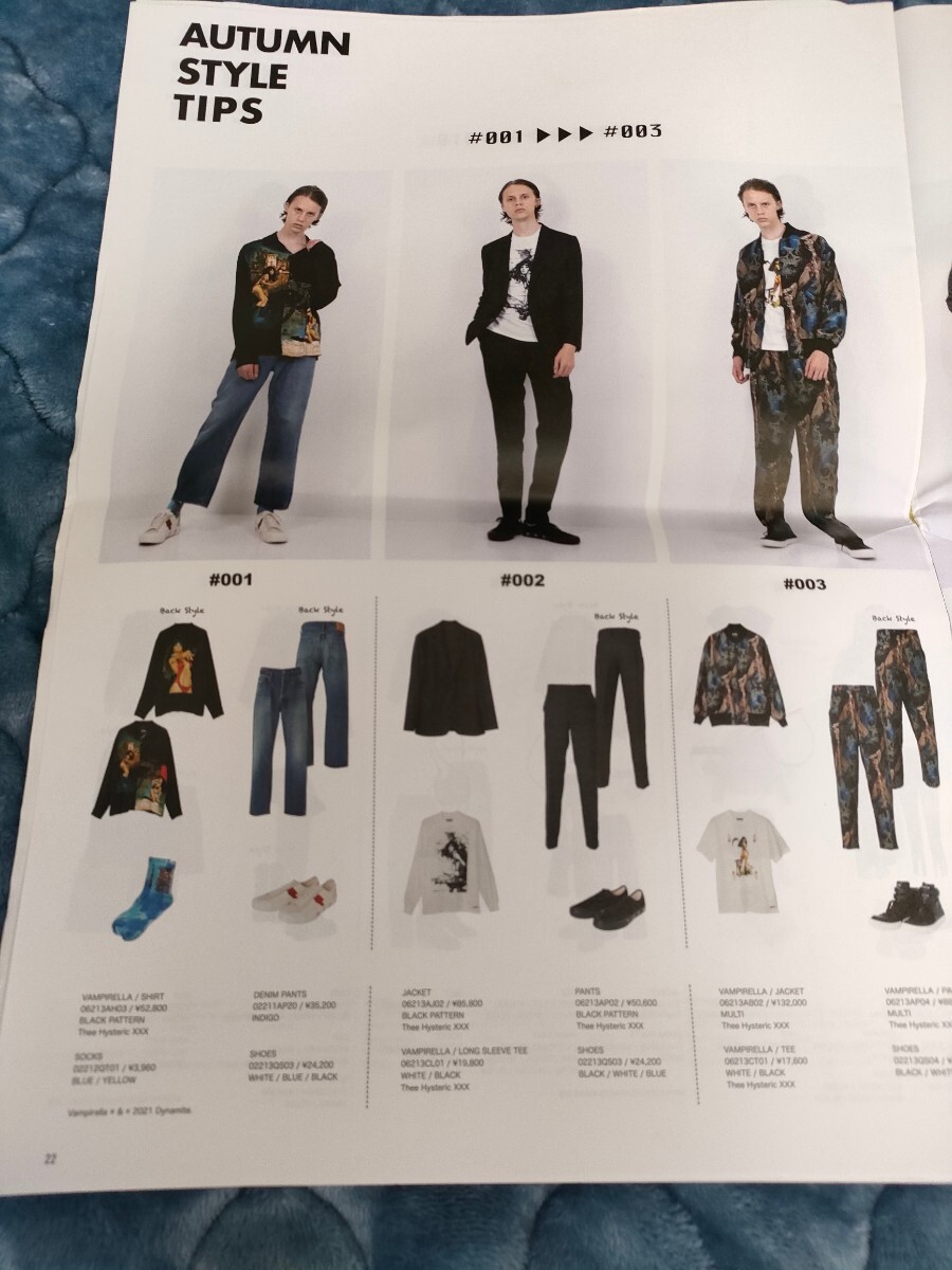 【新品同様】 HYSTERIC GLAMOUR ヒステリックグラマー CATALOG カタログ LOOK BOOK ルックブック 21AW 22 メンズ レディース 新品同様_画像3