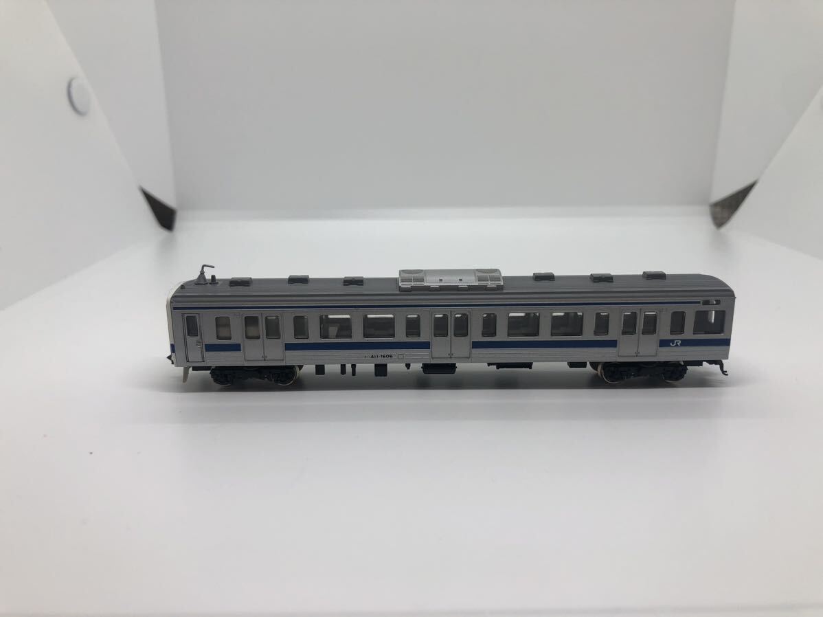 1円スタート　ライト不灯　TOMIX92033 国鉄415-1500系近郊電車増結セットばらし　クハ411-1606 Nゲージ _画像3