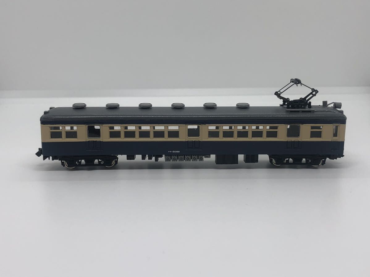 1円スタート　グリーンマックス　国鉄　クモハ51069 旧型国電　スカ色電車　鉄道模型 Nゲージ _画像2