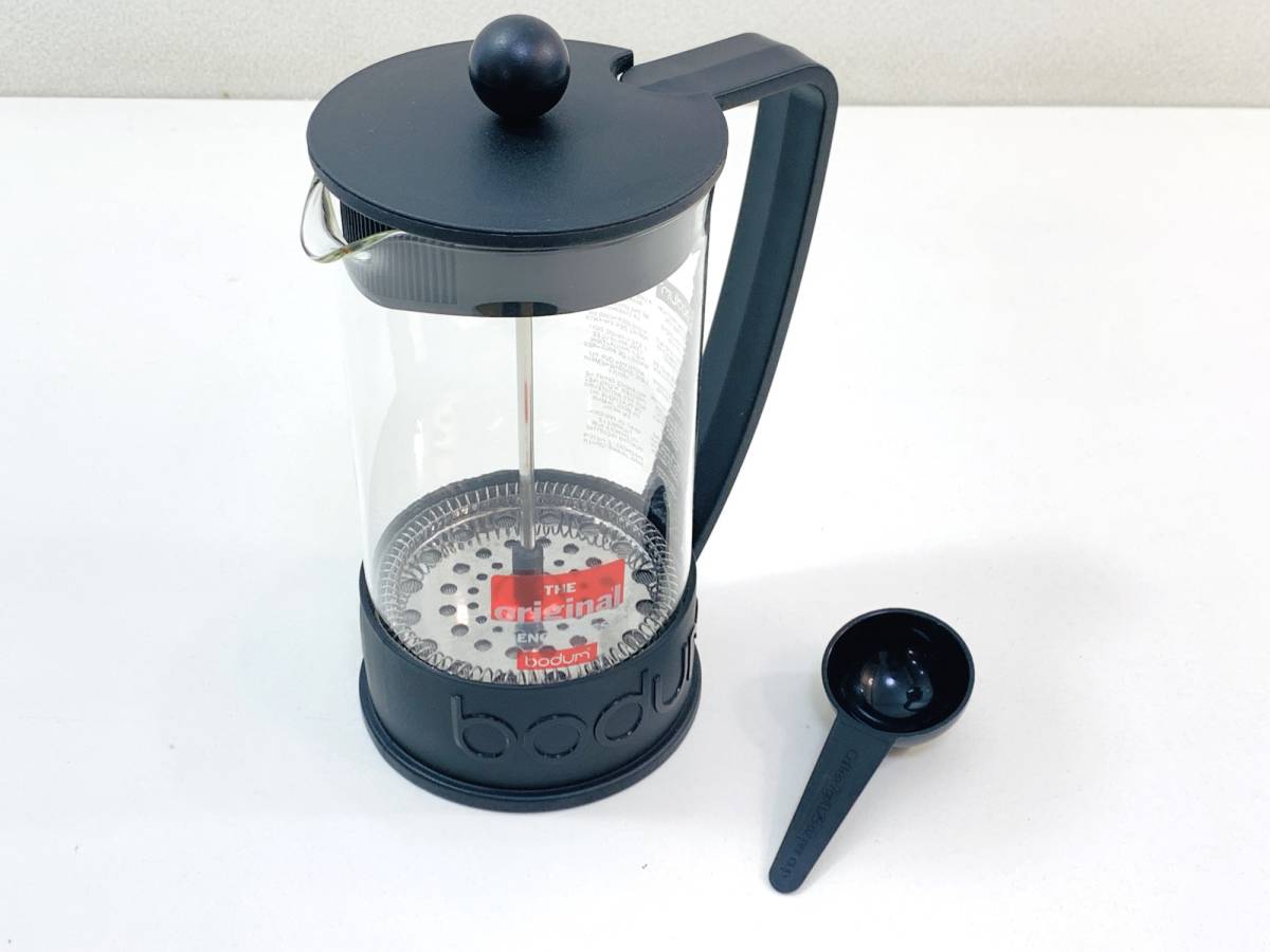 未使用■正規品 BODUM ボダム BRAZIL フレンチプレス コーヒーメーカー 1.0L ブラック 10938-01_画像9