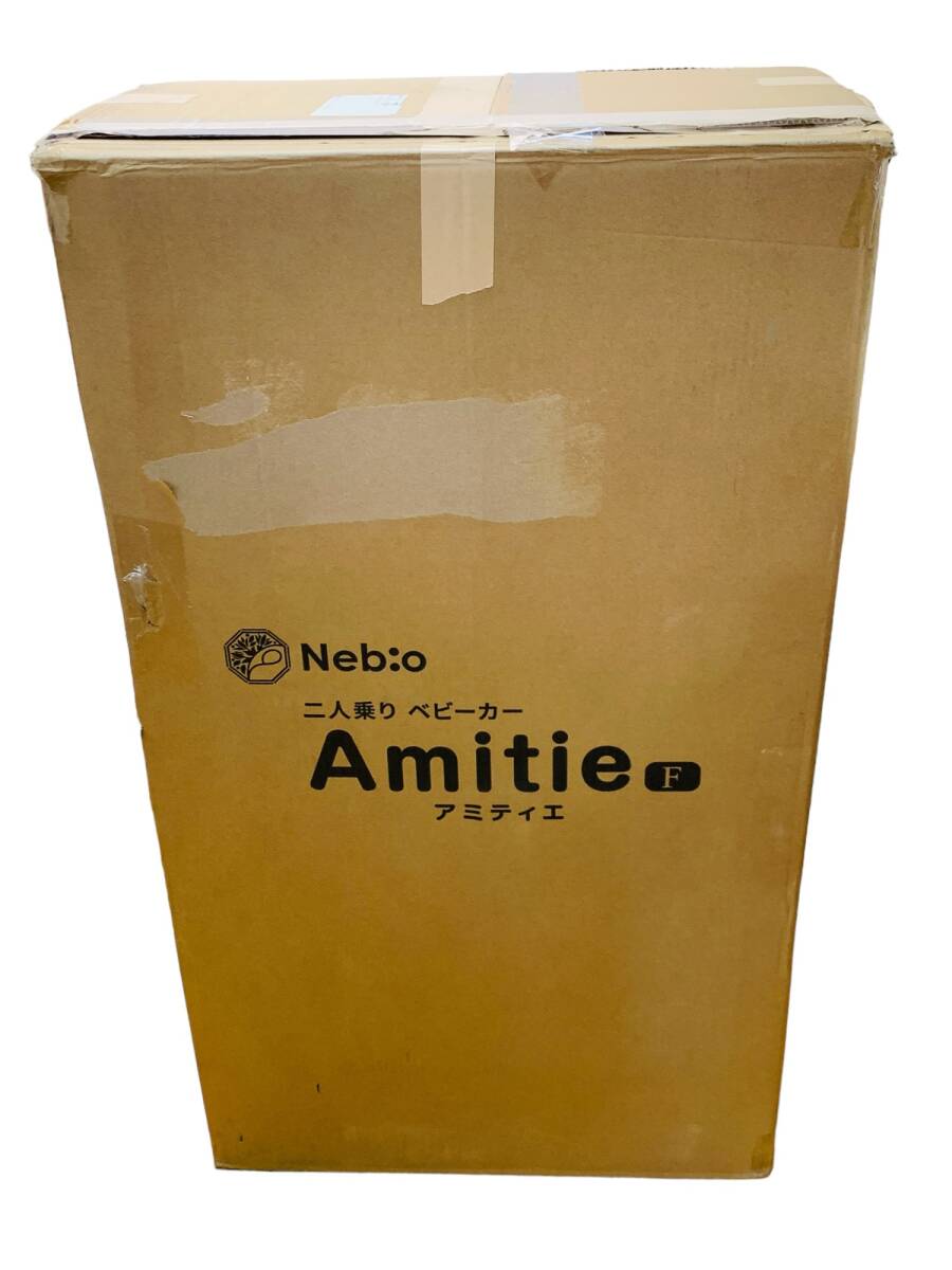  б/у товар #nebio(Nebio) 2 посадочных мест коляска amitieF Amitie легкий складной compact черный 6 месяцев ~5 лет примерно 