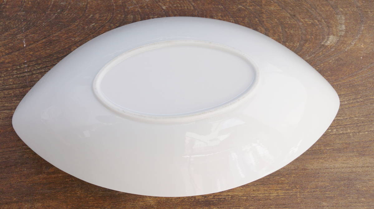  白い食器30.0cm ディープ カヌーボウル^ペアーセットセット 舟形 カレー皿 パスタ皿 カフェ 白 ポーセラーツ 業務用 の画像6