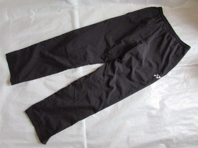 USED YONEX ロング パンツ スリム メンズ Mサイズ ヨネックス 起毛裏地付き チタンヒートカプセル 10分丈 ウインド ブレーカー 長ズボンの画像1