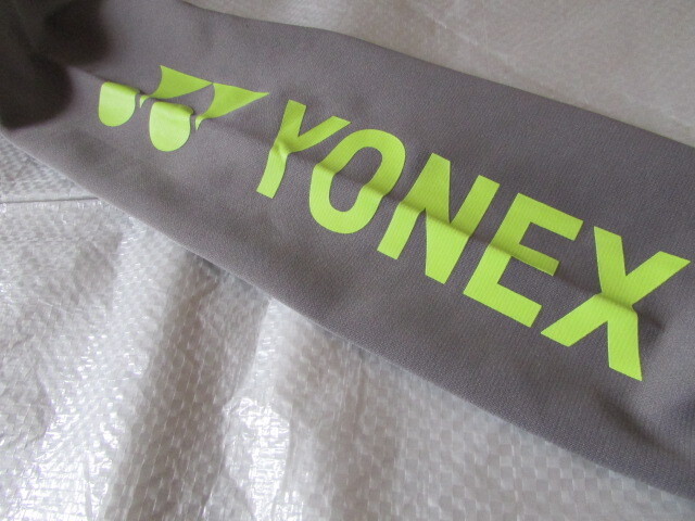  men's M size yonex long sleeve f-ti-USED beautiful Yonex hood Parker jacket gray series 