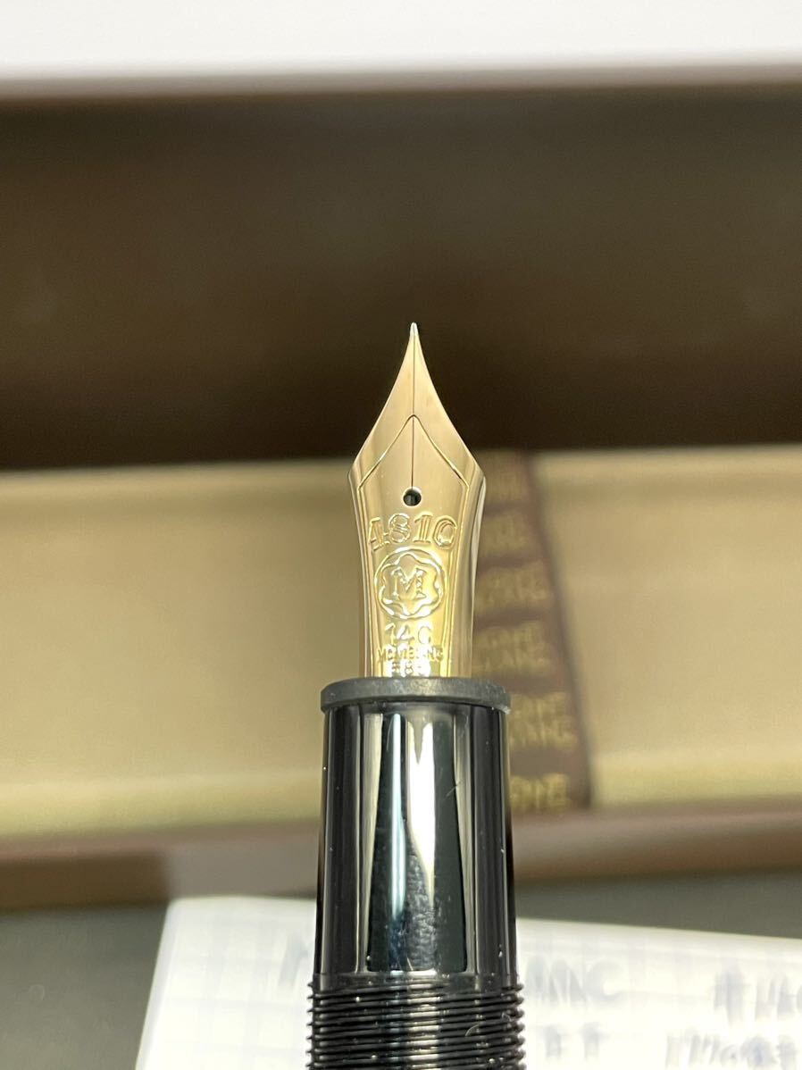 1円スタート MONTBLANC 万年筆 146 14C EF 全金ニブ 1970後半〜 送料無料 マイスターシュテュック Meisterstck _画像6