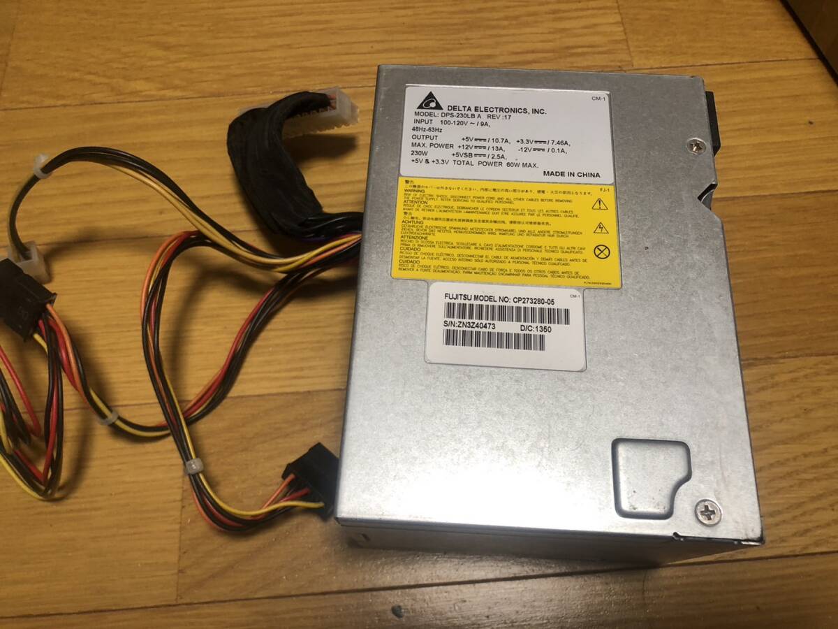 DPS-230LB A PC power supply unit DELTA TA ELECTRONICS INC Fujitsu ESPRIMO FMV for Junk ..