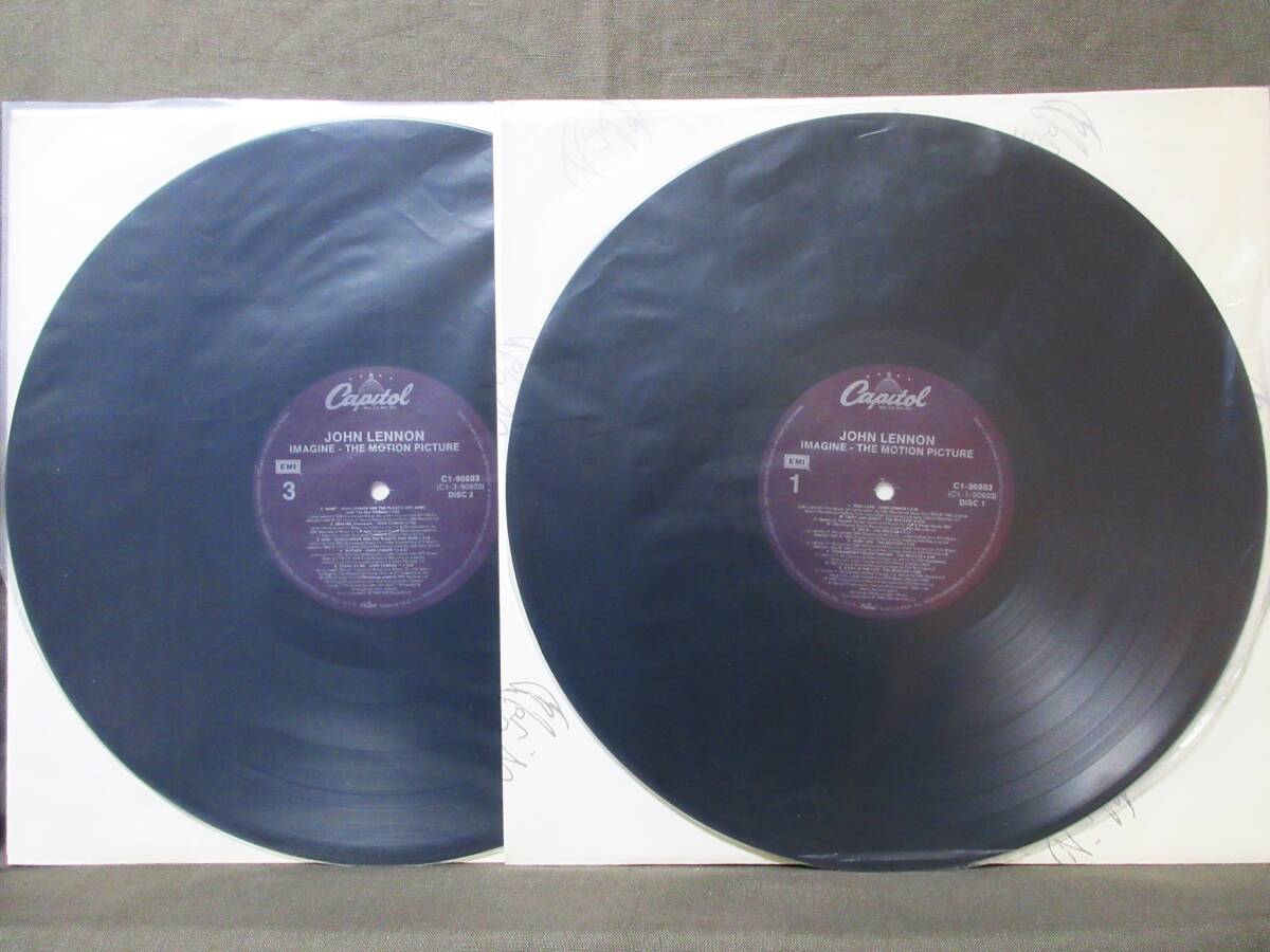 (2LP) US/Orig 美品! JOHN LENNON [IMAGINE] 同名映画オリジナル・サウンドトラック/ジョン・レノン/THE BEATLES/Capitol/C1-90803_画像6