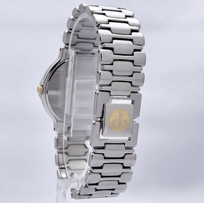 SEIKO セイコー PRESAGE プレサージュ 9539-6010 腕時計 ウォッチ クォーツ quartz デイト 紺文字盤 銀 シルバー P162の画像5