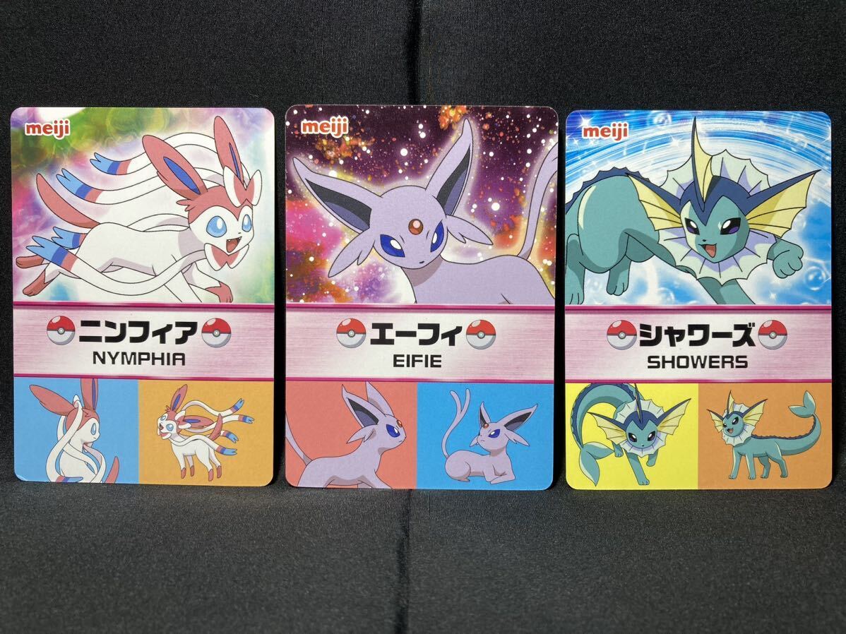 【10種 コンプリート】明治 ポケモン 劇場版 ベストウイッシュ メタリック カード ゲット Meiji Pokemon Movie Best Wishes Metallic Card_画像8