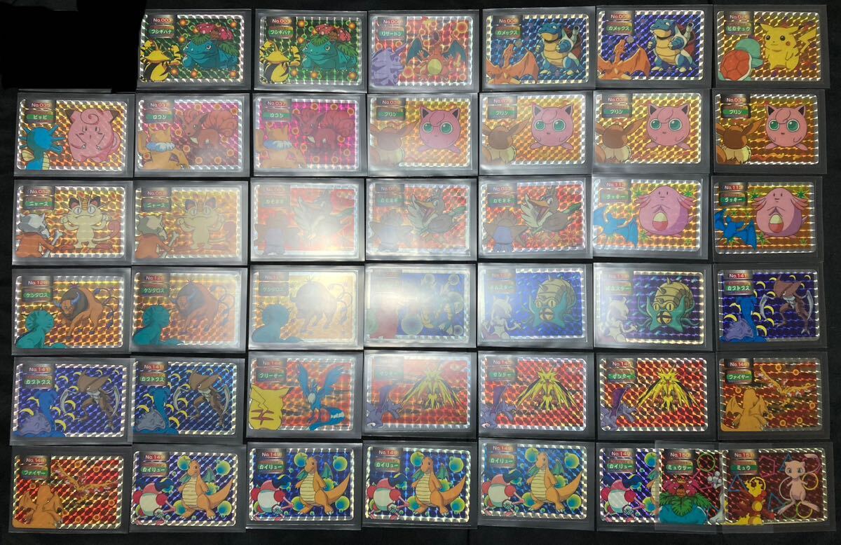 まとめ売り Pokemon Top Topsun Card Sticker Holo 47 cards