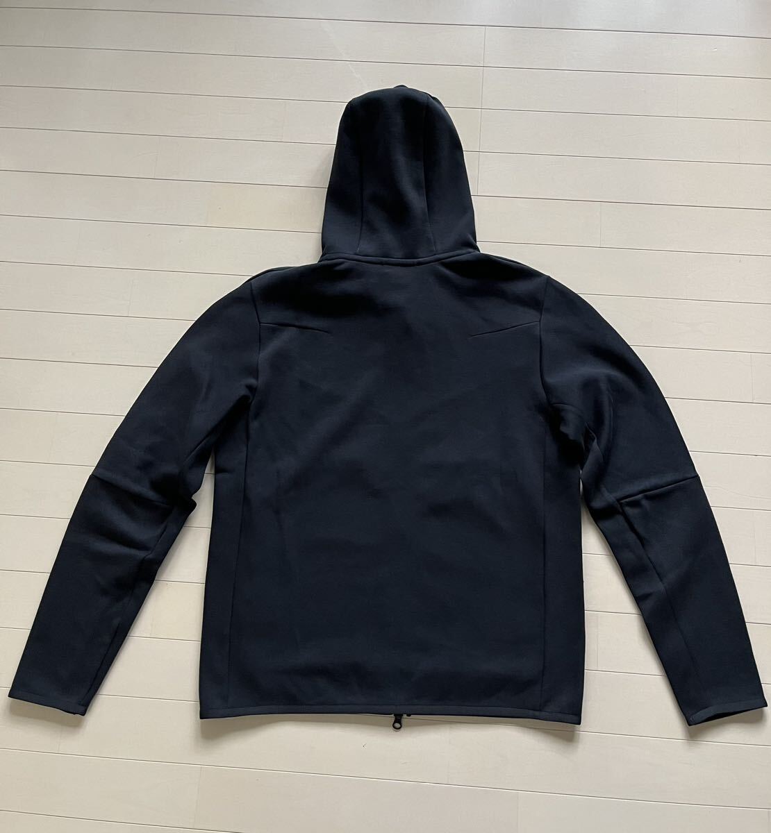 NIKE ナイキ TECH FLEECE テックフリース フルジップ パーカー ブラック サイズMの画像2