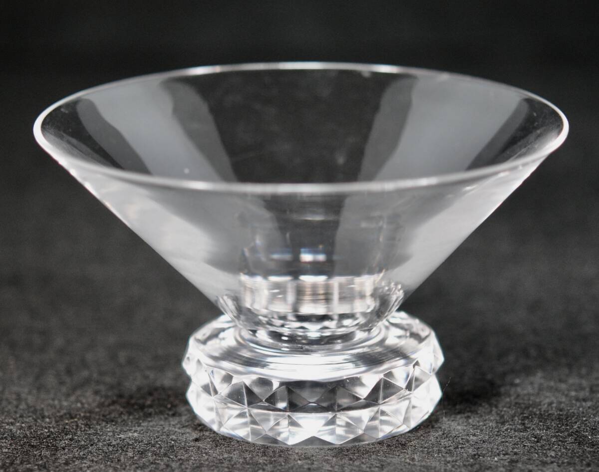 サンルイ DIAMANT ダイアモンド 希少な アールデコ様式のクープグラス１点の画像1