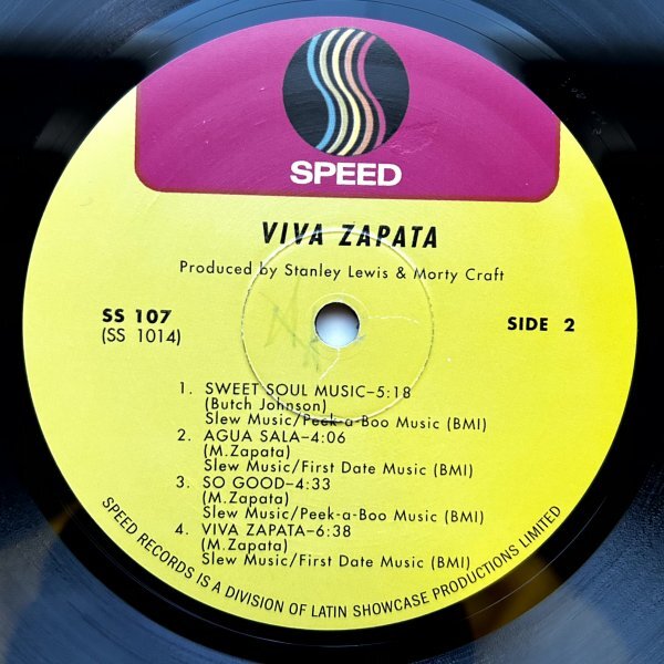 Milton Zapata Viva Zapata - Speed Records SS-107_画像5