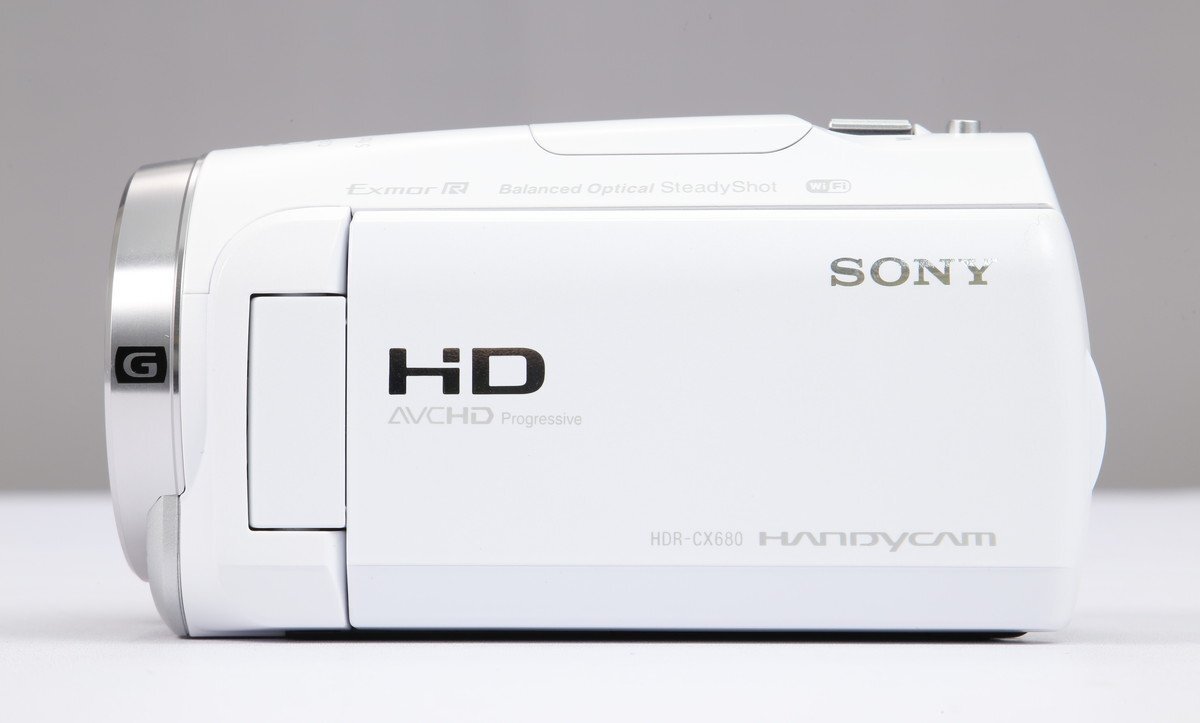 【 極美品 | 動作保証 】 SONY ハンディカム HDR-CX680 W ホワイト 【 ソフトケース 追加付属 】の画像3