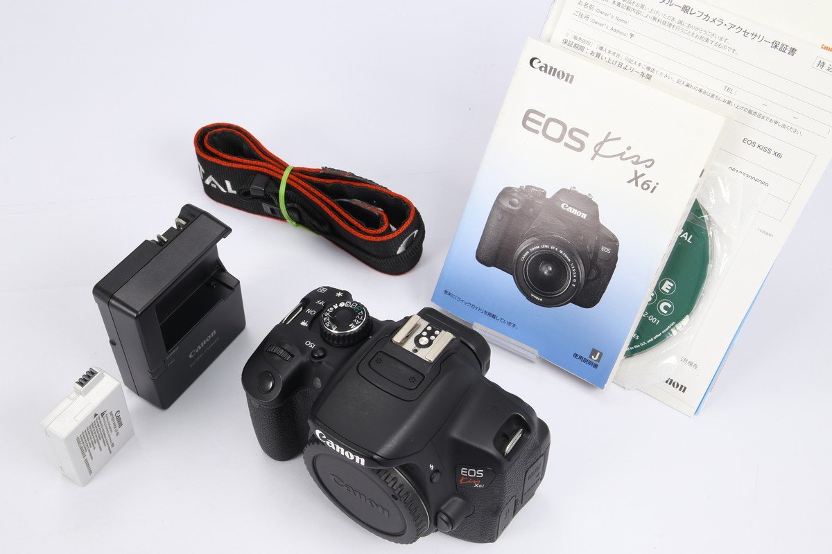 【 良品 | 動作保証 】 Canon EOS Kiss X6i ボディ 【 シャッター数 5500回 】_画像2
