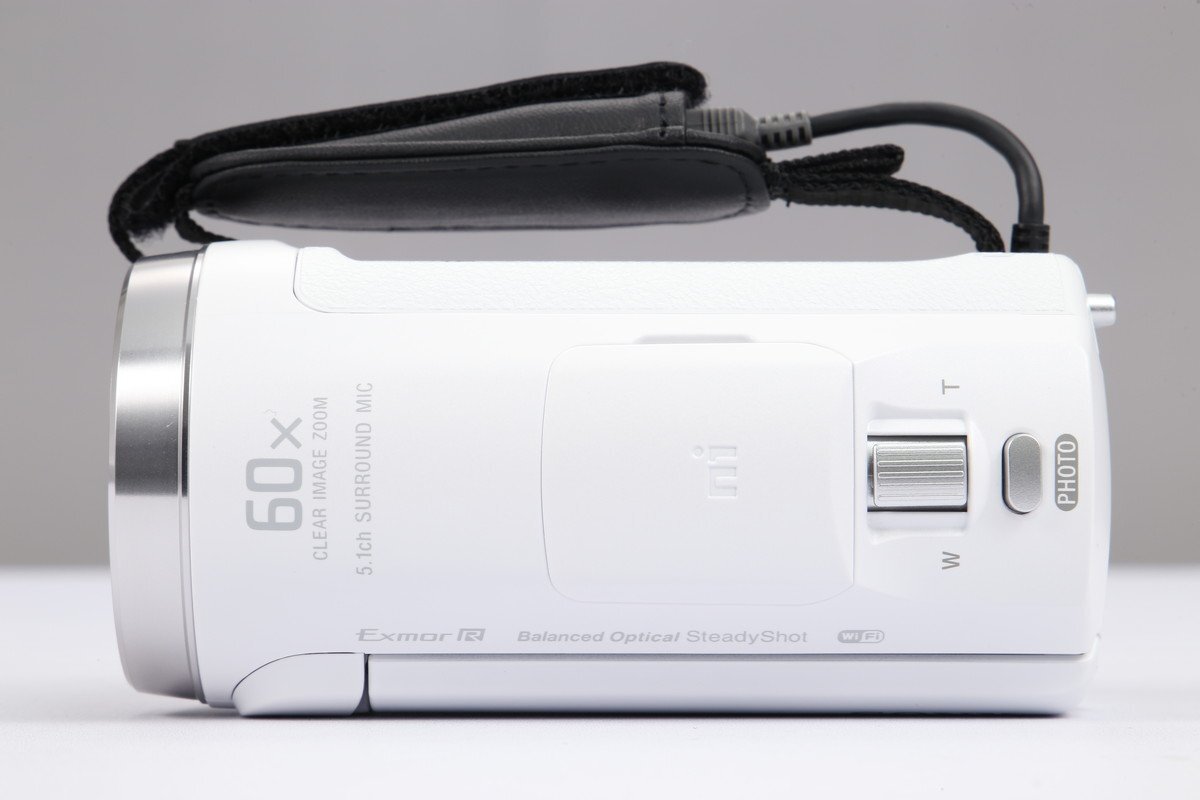 【 極美品 | 動作保証 】 SONY ハンディカム HDR-CX680 W ホワイト 【 ソフトケース 追加付属 】の画像6
