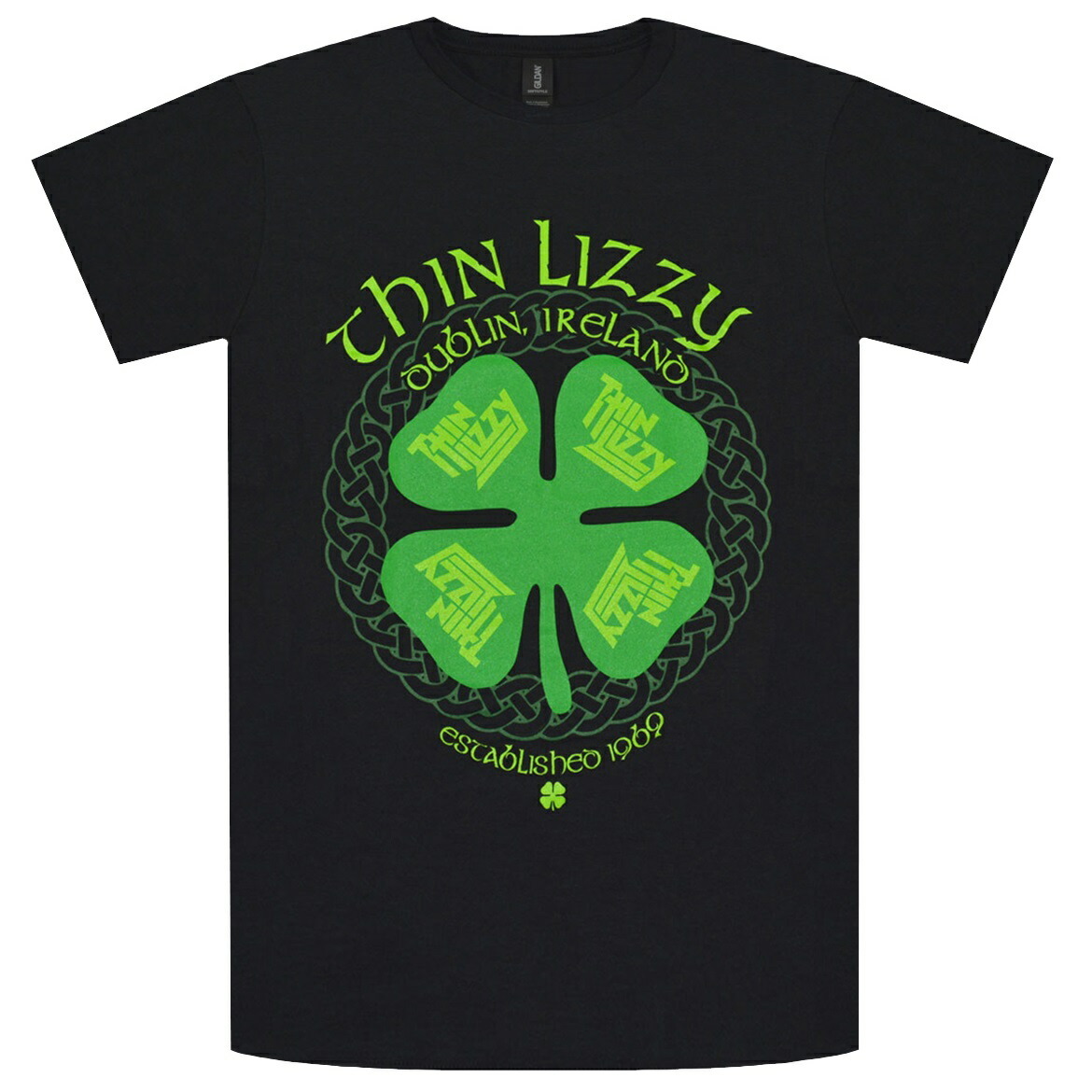 THIN LIZZY シンリジィ Four Leaf Clover Tシャツ Sサイズ オフィシャル_画像1