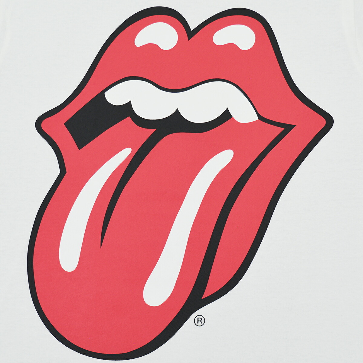 THE ROLLING STONES ローリングストーンズ Classic Tongue Tシャツ WHITE Lサイズ オフィシャル_画像2