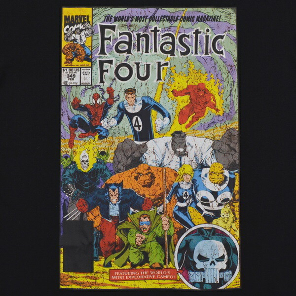 MARVEL COMICS マーベルコミック Fantastic Four Tシャツ XLサイズ オフィシャル_画像2