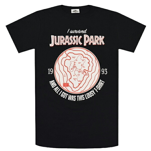 JURASSIC PARK ジュラシックパーク I Survived Jurassic Park Tシャツ XLサイズ オフィシャル_画像1