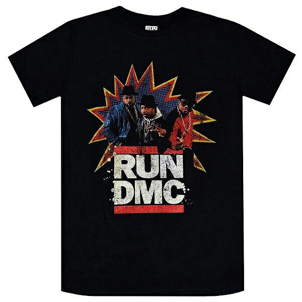 RUN DMC ランディーエムシー Pow! Tシャツ Mサイズ オフィシャル_画像1