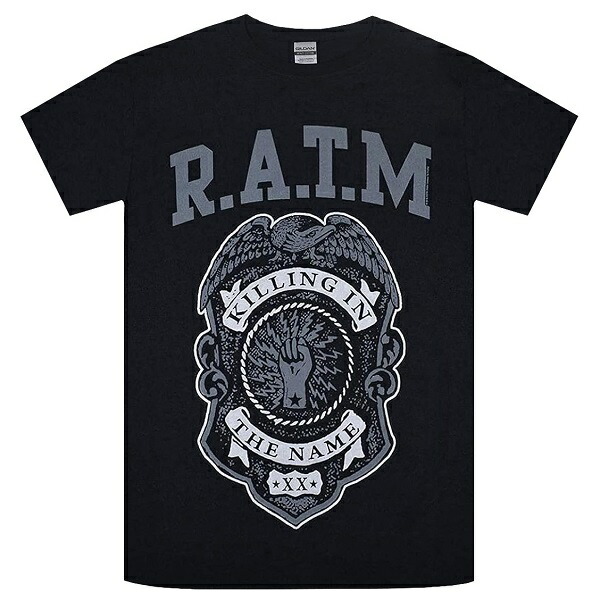 RAGE AGAINST THE MACHINE レイジアゲインストザマシーン Grey Police Badge Tシャツ XLサイズ オフィシャル_画像1