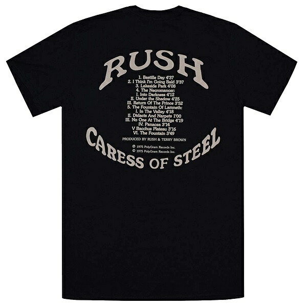 RUSH ラッシュ Caress Of Steel Tシャツ Mサイズ オフィシャル_画像2
