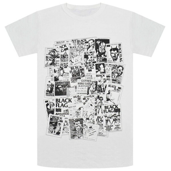 BLACK FLAG ブラックフラッグ Flyers Tシャツ Mサイズ オフィシャル_画像1