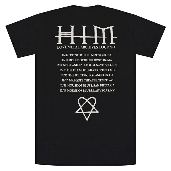 HIM Love Metal Archives Tour Ｔシャツ XLサイズ オフィシャル_画像2