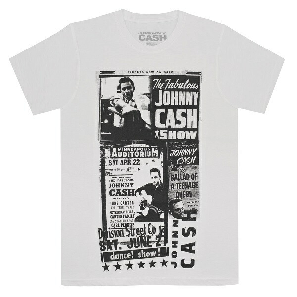 JOHNNY CASH ジョニーキャッシュ The Fabulous Johnny Cash Show Tシャツ Mサイズ オフィシャルの画像1