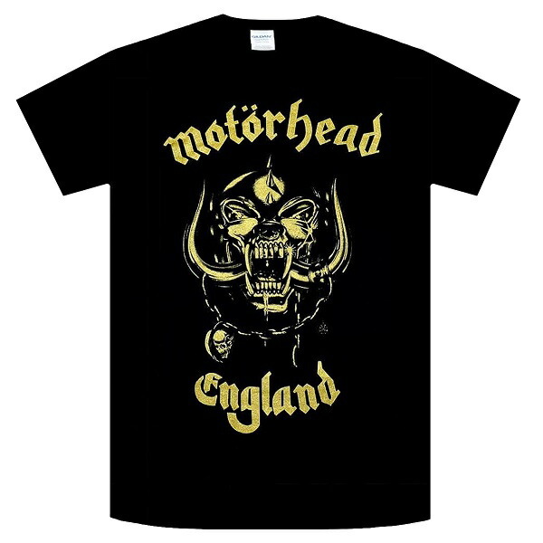 MOTORHEAD モーターヘッド England Classic Gold Tシャツ Mサイズ オフィシャル_画像1