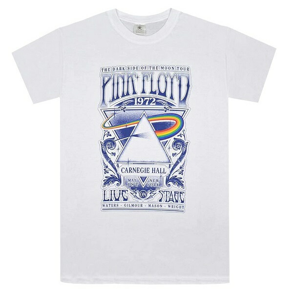 PINK FLOYD ピンクフロイド Carnegie Hall Poster Tシャツ WHITE XLサイズ オフィシャル_画像1