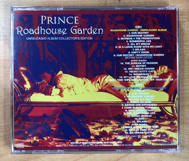 PRINCE ROADHOUSE GARDEN 海外輸入プレス盤2CD　プリンス_画像2