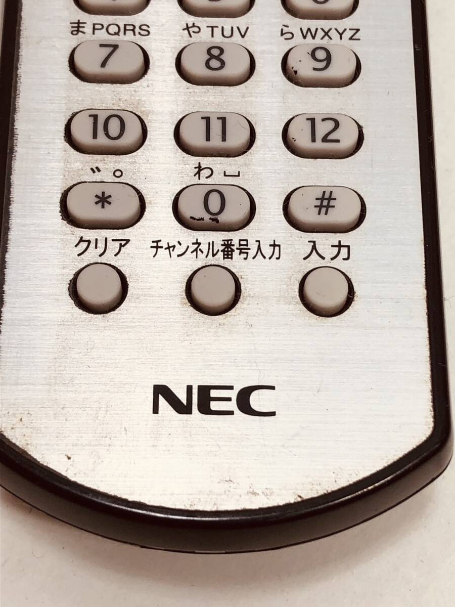 【NEC 純正 リモコン NQ12】動作保証 即日発送 853-410115-101-A PC ビデオ CD DVD 地デジ対応 RRS9002-6101E_画像2