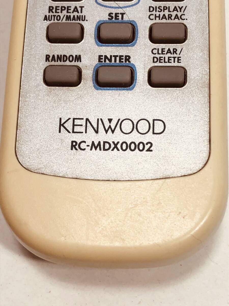 【ケンウッド 純正 リモコン NR24】動作保証 即日発送 RC-MDX0002 オーディオ ラジカセ MDX-G1 MDX-G2