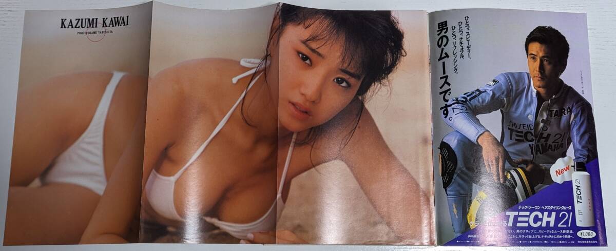 週刊プレイボーイ 1987年 可愛かずみ 森尾由美 秋元ともみ 武市幸子_画像3