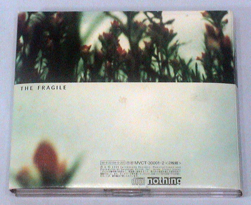 na in * дюймовый * ногти zNine Inch Nails[The Fragile (Left), (Right)] зарубежная запись *CD 2 листов комплект 