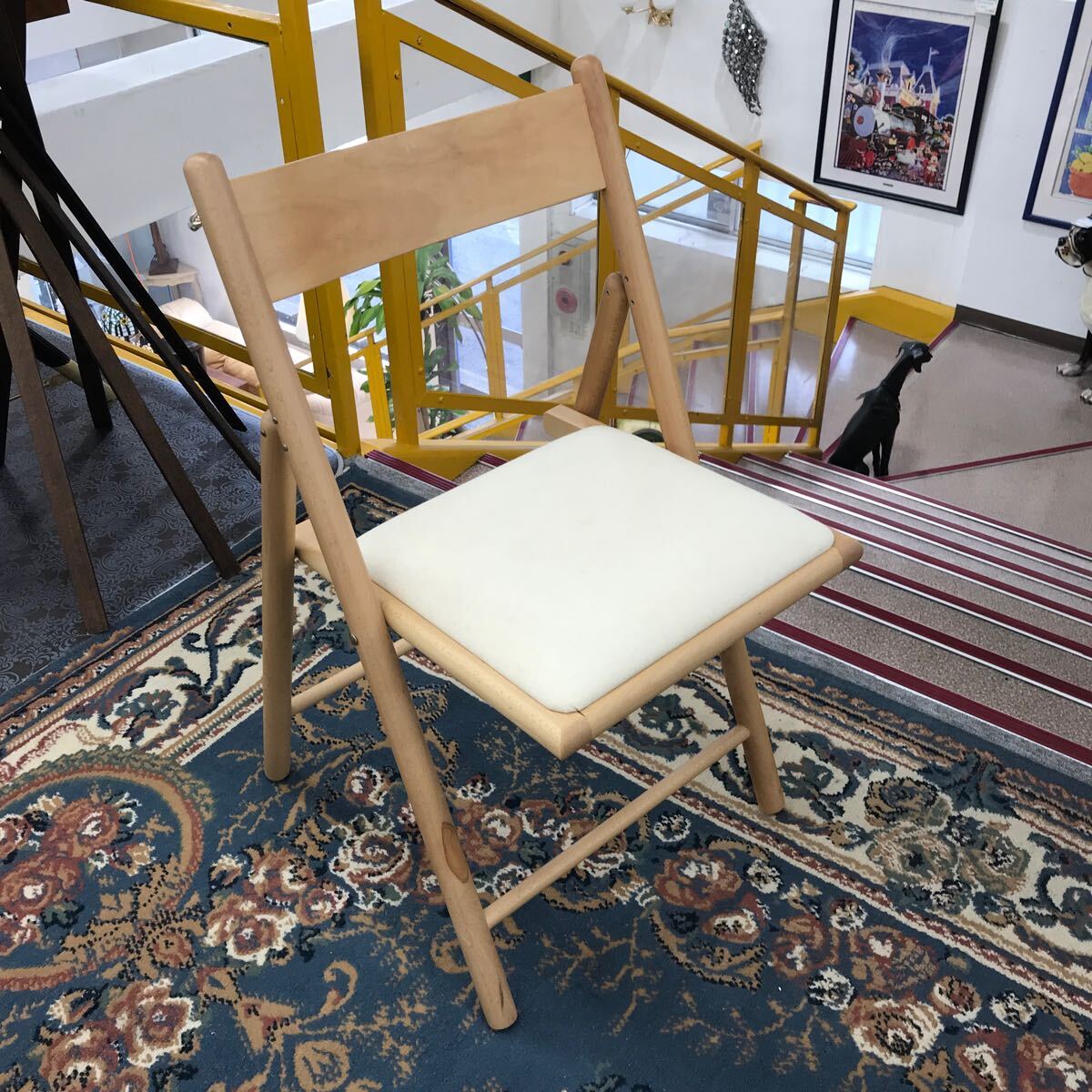  Muji Ryohin снят с производства модель складной стул 197