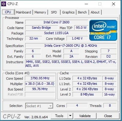 [動作確認済/C07]Intel Core i7 2600, SR00B/MALAY_画像3