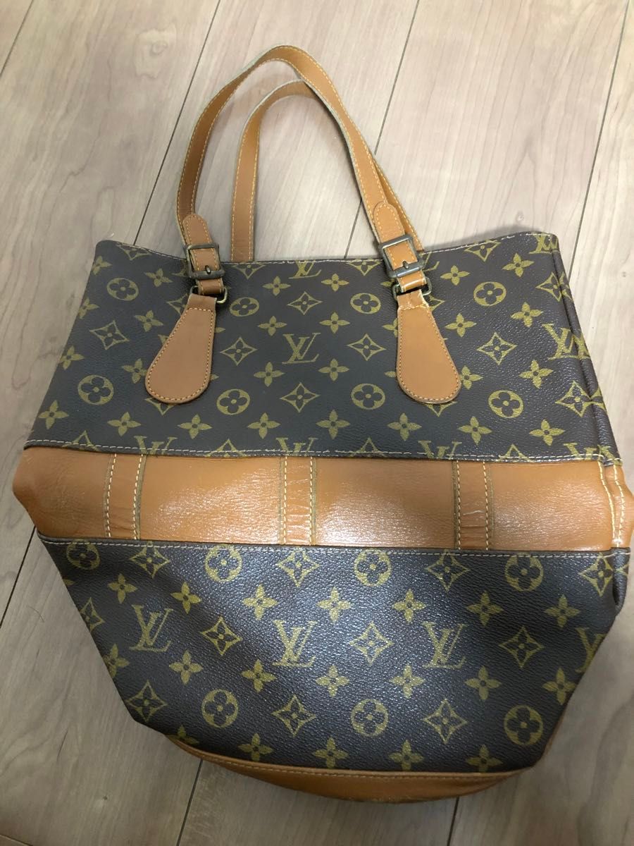 ルイヴィトン　LOUIS VUITTON USA モノグラム　バケット　トートバッグ