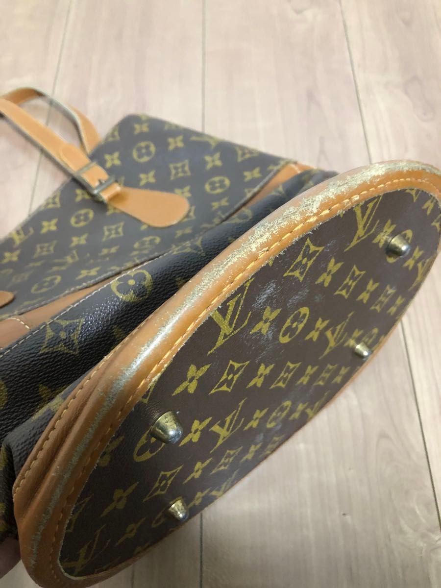 ルイヴィトン　LOUIS VUITTON USA モノグラム　バケット　トートバッグ