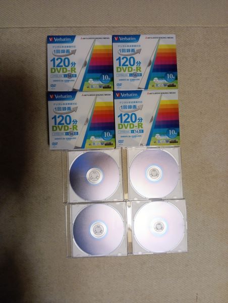 Verbatim 三菱　120分　DVD-R 未使用44枚_画像1
