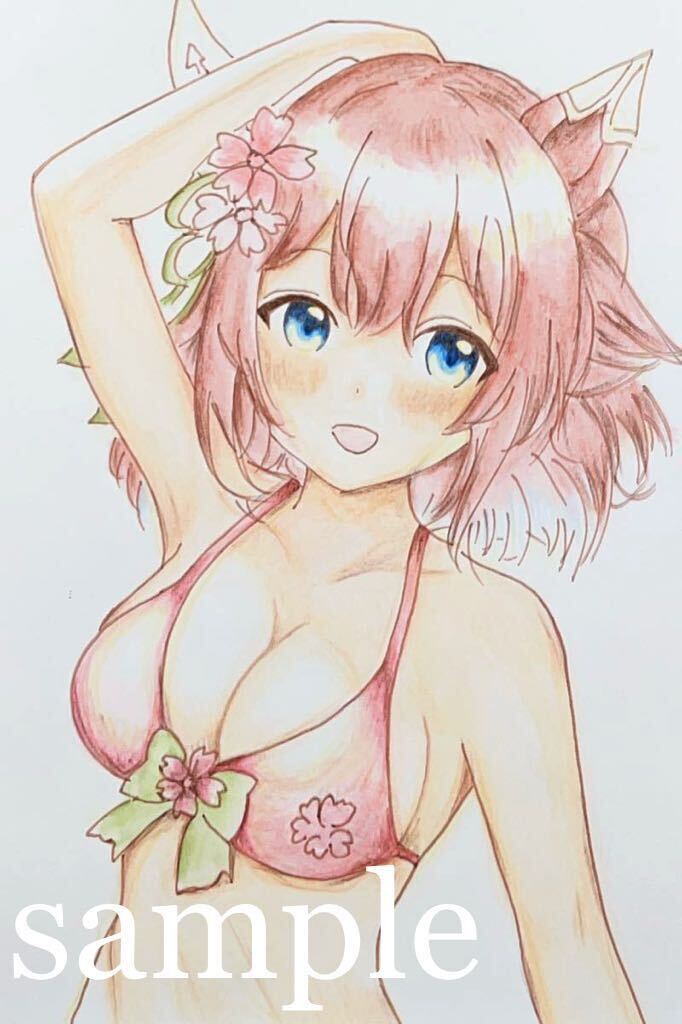 Yahoo!オークション - 手描きイラスト ウマ娘 サクラチヨノオー Yahoo!オークション - 手描きイラスト ウマ娘 サクラチヨノオー