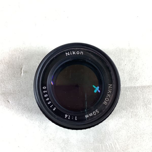 ASA067. 動作未確認. 一眼レフカメラ. Nikon／ニコン. FE. レンズ NIKKOR 50mm. 1：1.4_画像7