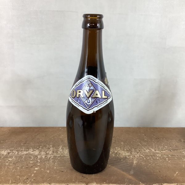 ASA049. ORVAL／オルヴァル. ベルギービール 空きビン. グラス x 2点_画像2