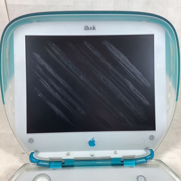 C5081【JUNK】 Apple／アップル. iBook. M2453. シェル型. ノートパソコン. Mac_画像5