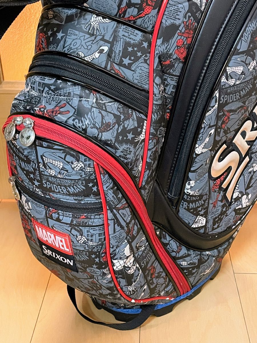 限定】スリクソン×マーベル×スパイダーマン スタンドキャディ 限定】スリクソン×マーベル×スパイダーマン スタンドキャディ